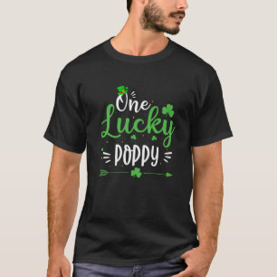 幸せSt patricks dayかわいい1ラッキーポピーのギフトou Tシャツ