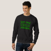 幸せSt patricks dayシェナニガンが始まる スウェットシャツ (正面フル)