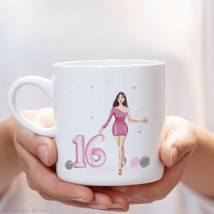 幸せsweet sixteen16歳 コーヒーマグカップ