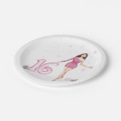 幸せsweet sixteen16歳 ペーパープレート (アングル)