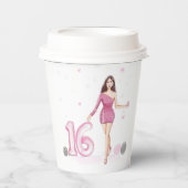 幸せsweet sixteen16歳 紙コップ (正面)