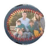 幸エレガントせな父の日の家族の写真ボウタイ 野球ボール (正面左)