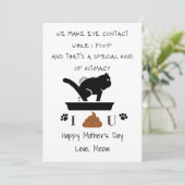 幸カスタマイズせな母/父の日 サンキューカード (スタンド正面)