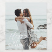 幸カスタムせな新年カスタム、フォトワインラベル ワインラベル (シングルラベル)