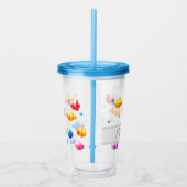 幸カラフルせな魚 アクリルタンブラー (右)