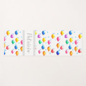 幸カラフルせな魚 ヨガマット (正面(横))