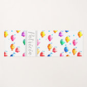 幸カラフルせな魚 ヨガマット (正面(横))