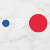 幸カラフルせな100番目の誕生日バルーン紙吹雪 コンフェッティ (裏面)