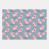 幸カラフル福 ラッピングペーパーシート (正面3)