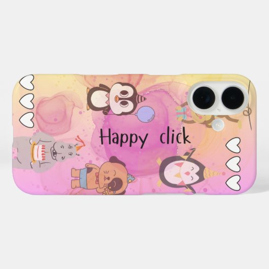 幸クリック Case-Mate iPhoneケース (裏面 (横))