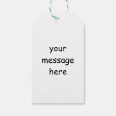 幸シンプルミニマル誕生日ギフトラベル ギフトタグ (裏面)