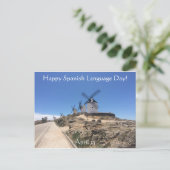 幸スペインのせな語学日！ ポストカード (スタンド正面)