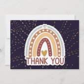 幸パーソナライズされたせな先生の日サンキューカード。 サンキューカード (正面)