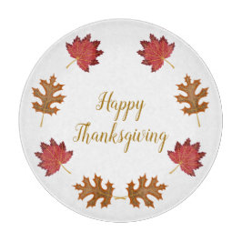 幸パーソナライズされたせな感謝祭 カッティングボード