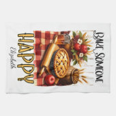 幸パーソナライズされたせにする キッチンタオル (横)