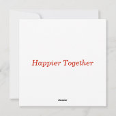 幸パーソナライズされたせ国際的の願い シーズンカード (裏面)