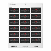 幸メリー意に満ちた演説の全結婚した部 ラベル (フルシート)