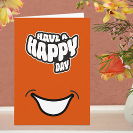 幸モダン意(誕生)日文字折り畳みグリーティングカード カード