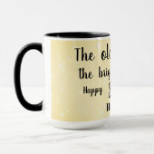 幸ユーモアのあるせな30歳の誕生日 マグカップ (左)