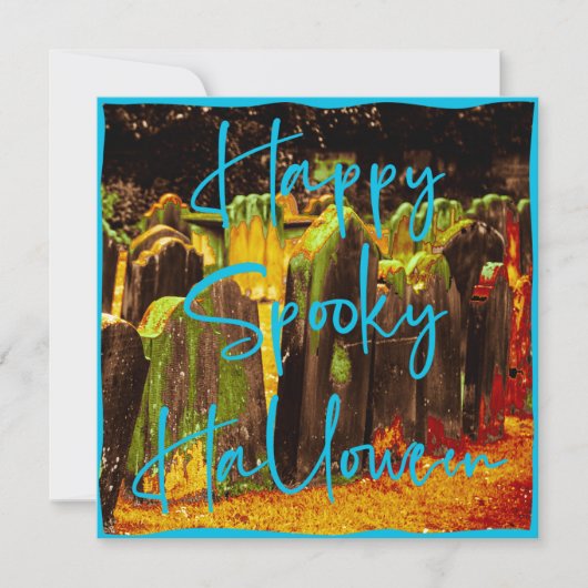 幸不気味ハローウィンパーティテンプレート (正面)