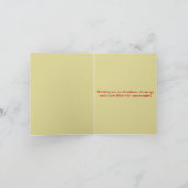 幸中国のせな新年:年 シーズンカード (内部)