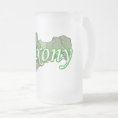 幸仙 フロストグラスビールジョッキ (正面右)