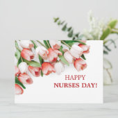幸企業のせなナースの日フローラグリーティングカード シーズンカード (スタンド正面)