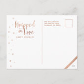 幸包まれたせに |クリスマス写真&ミセス シーズンポストカード (裏面)