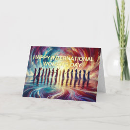 幸国際的せな女の日 カード