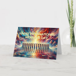 幸国際的せな女の日 カード