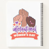 幸国際的せな女性の日 ノートブック (裏面)