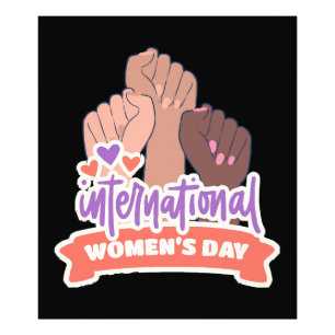 幸国際的せな女性の日 フォトプリント