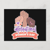 幸国際的せな女性の日 ポストカード (正面)