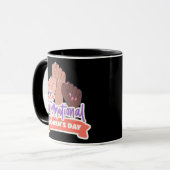 幸国際的せな女性の日 マグカップ (正面左)