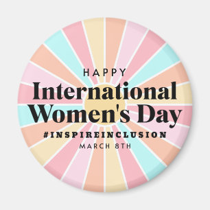 幸国際的せな女性の日   3月8日 マグネット