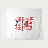 幸国際的ナース日 タペストリー (正面(横))