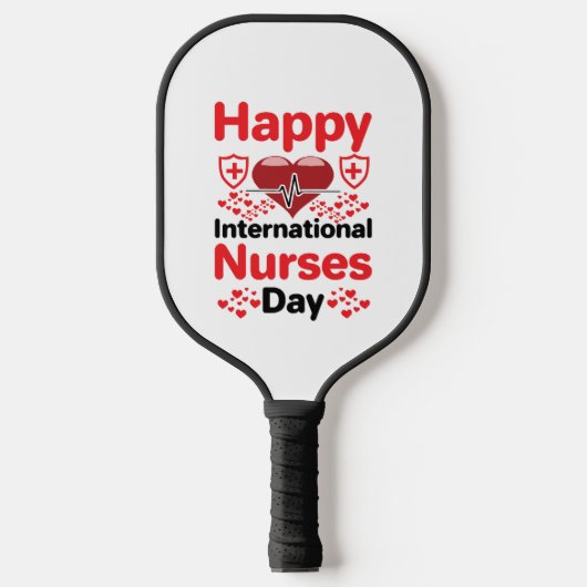 幸国際的ナース日 ピックルボールラケット (正面)