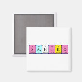 幸子周期表名磁石 マグネット (正面/裏面)