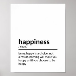 幸感じせに関する良い引用文 ポスター