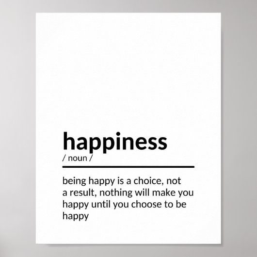 幸感じせに関する良い引用文 ポスター (正面)