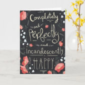 「幸感じせ」で毎日 カード (黄色い花)