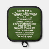 幸感動的せな結婚のレシピ 鍋敷き (正面)