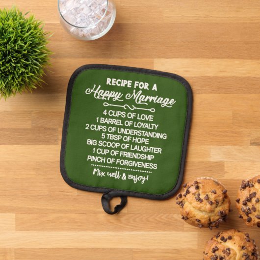 幸感動的せな結婚のレシピ 鍋敷き (トップダウン)