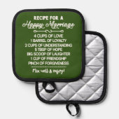 幸感動的せな結婚のレシピ 鍋敷き (正面/裏面)