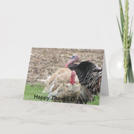 幸感謝してい与え福 サンキューカード (正面)