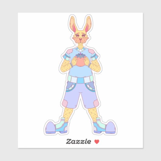 幸福うさぎ シール (シート)