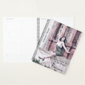 幸福かわいらし引用文ガーリーピンクジャーナル プランナー手帳 (ディスプレー)