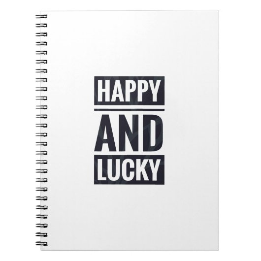 幸福で幸運な ノートブック (正面)