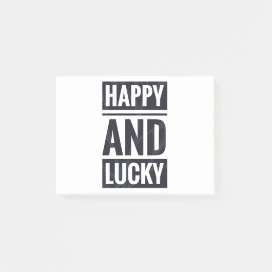 幸福で幸運な ポストイット (正面)