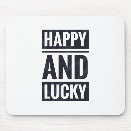 幸福で幸運な マウスパッド (正面)